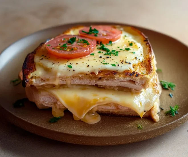 Croque Poulet & Tomate : Un Délice Rapide