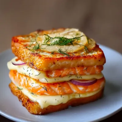 Croque Saumon & Fromage à l’Aneth : Délicieux et Rapide