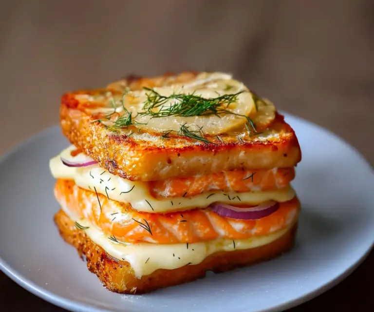 Croque Saumon & Fromage à l’Aneth : une touche nordique fondante