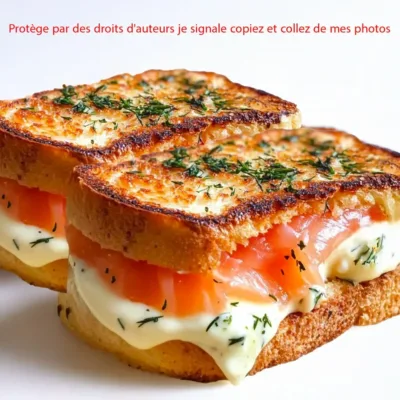 Croque Saumon Fumé & Aneth : Élégance et Simplicité
