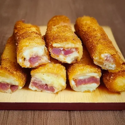 Délices Roulés au Jambon et Fromage en 10 Minutes