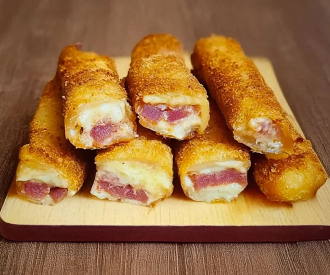 Délices Roulés au Jambon et Fromage en 10 Minutes
