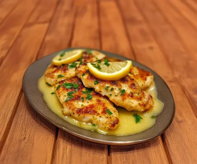 Escalopes de Poulet Grillées à la Sauce au Citron : Une Recette Pleine de Peps !