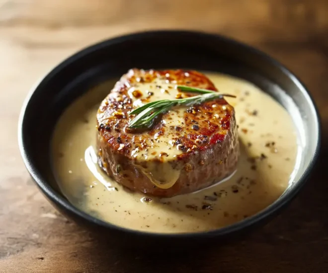 Filet Mignon de Veau à la Sauce Crémée : Fondant et Raffiné
