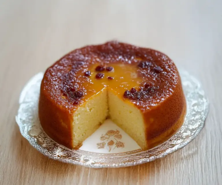 Gâteau de Semoule Façon Grand-Mère : Un Dessert Doux et Réconfortant