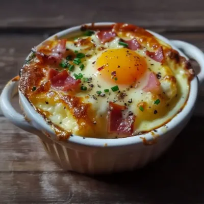 Œufs Cocotte au Reblochon et Lardons : Un Délice