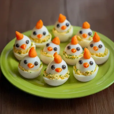 Œufs Mimosa Poussins : Recette Festive et Créative