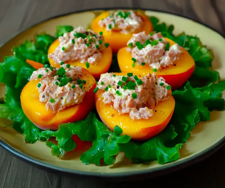 Pêches au Thon Légères et Raffinées 🍑🐟