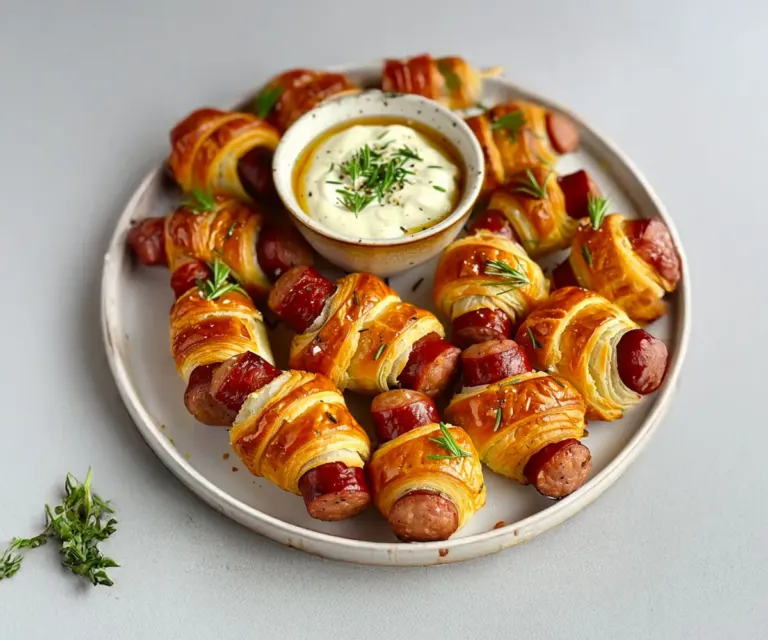 Pigs in a Blanket : Saucisses en Croûte de Pâte Feuilletée