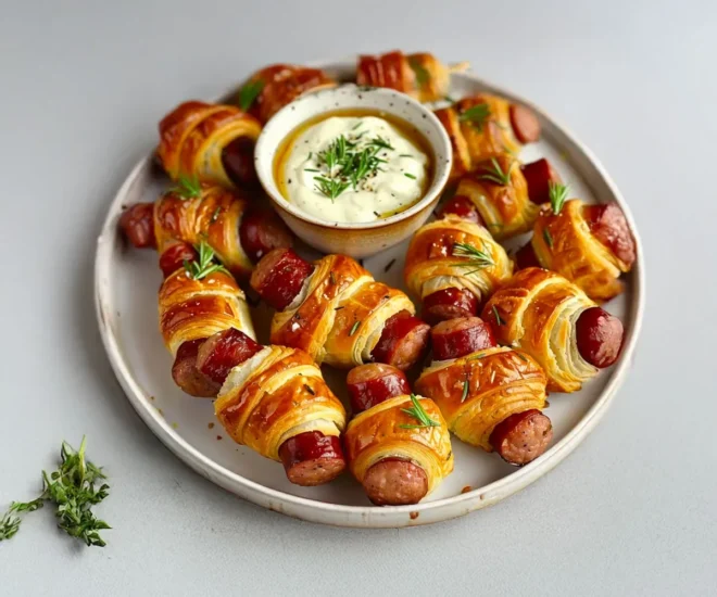 Pigs in a Blanket : Saucisses en Croûte de Pâte Feuilletée
