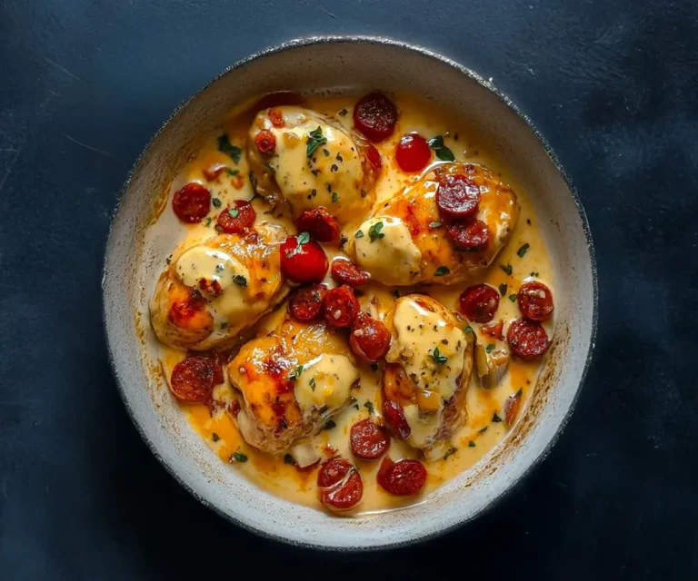 Poulet Crémeux au Chorizo : Recette Savoureuse
