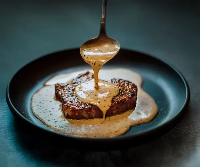 Sauce au Poivre : L’Alliance Parfaite de Chaleur et d’Onctuosité
