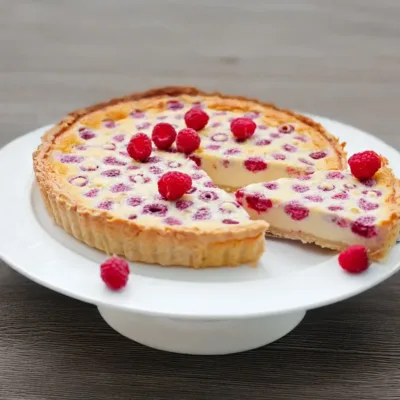 Tarte Chocolat Blanc-Framboises : Délice Fruité