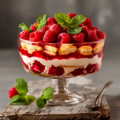 Tiramisu aux Framboises : Douceur Légère et Fruitée