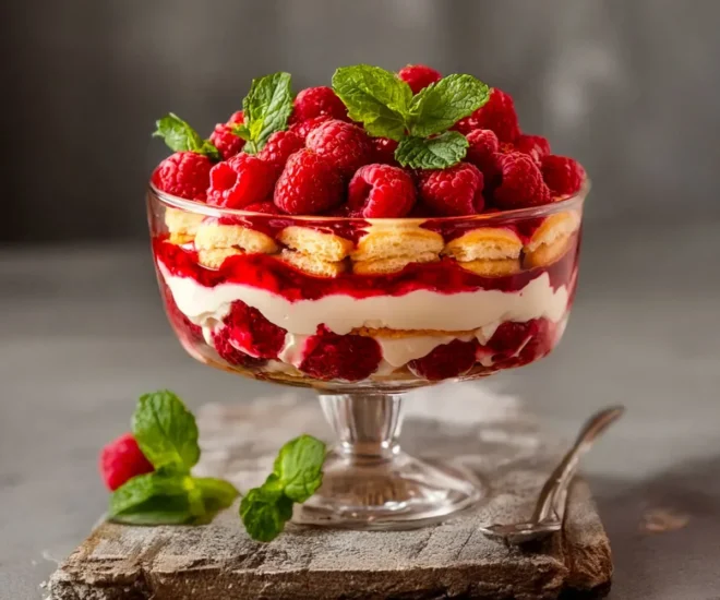 Tiramisu aux Framboises : Une Douceur Fruitée et Légère