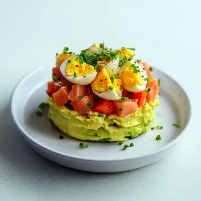 Verrines Fraîcheur : Avocat, Thon, Tomates et Œuf