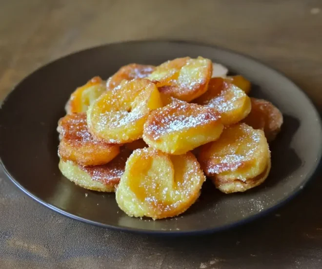 Beignets de Pommes à la Poêle Sans Friture : Gourmandise Légère et Facile