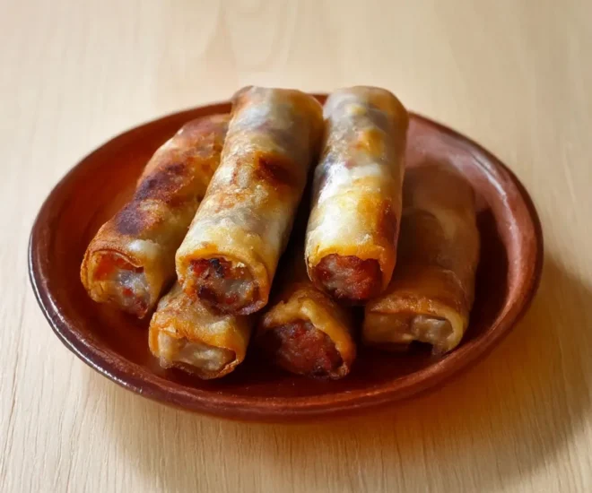 Cigares croustillants à la merguez et mozzarella : un apéro qui a du punch !