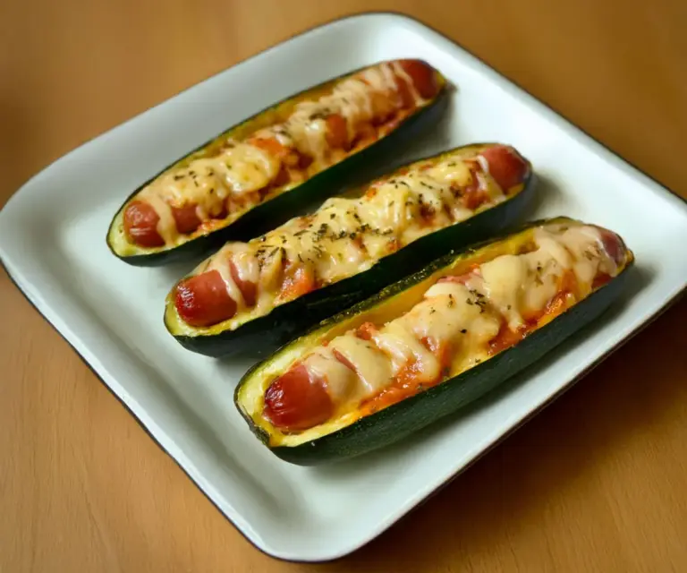 Courgettes Farcies Façon Hot-Dog
