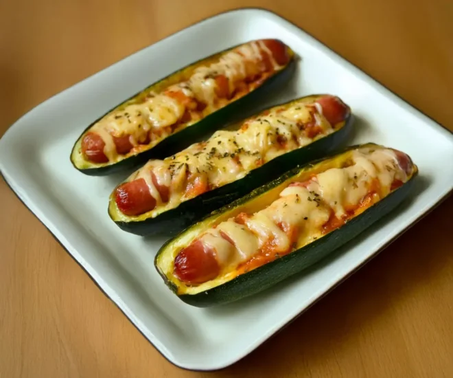 Courgettes Farcies Façon Hot-Dog