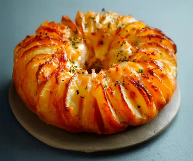 Couronne Croustillante de Pommes de Terre : Un Plat Délicieux et Convivial