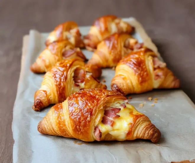 Croissants Dinde-Raclette : Fondants et Croustillants