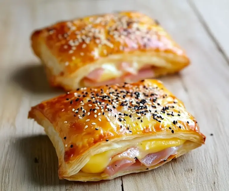 Feuilletés Fromage-Jambon Ultra Fondants