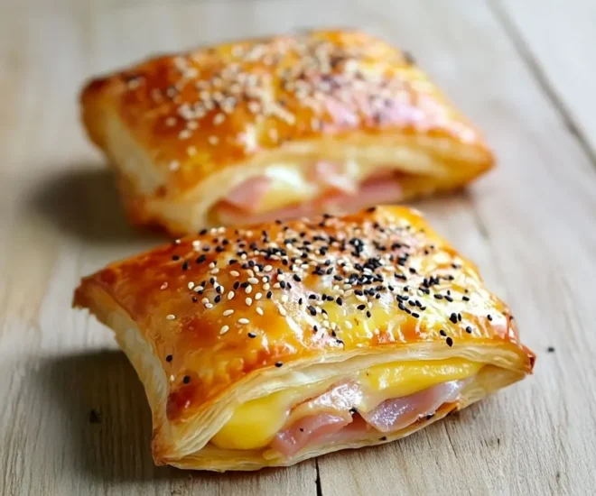 Feuilletés Fromage-Jambon Ultra Fondants