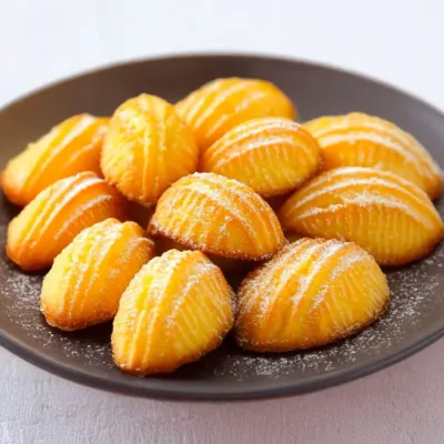 Madeleines moelleuses au citron : recette facile