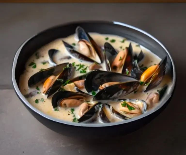 Moules à la crème d’ail : Recette raffinée aux saveurs marines