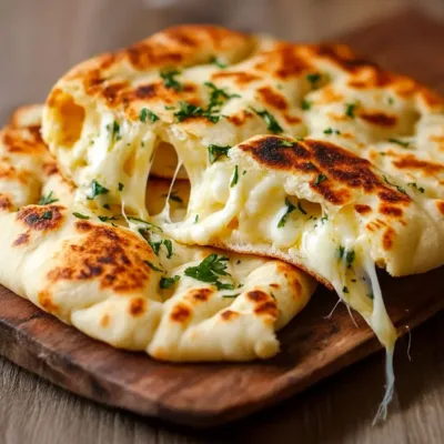 Naan à la Vache qui rit : Fondant et Moelleux