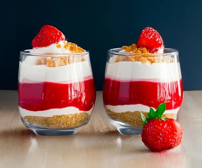 Parfait à la Fraise : Un Dessert Léger, Fruité et Raffiné
