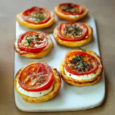 Tartelettes Chorizo, Tomate et Chèvre : Saveurs Méditerranée