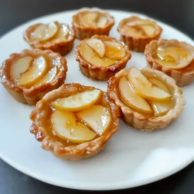 Tartelettes Fines Poire-Abricot : Élégance Fruitière