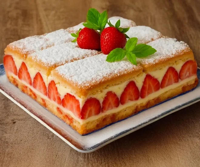 Tiramisu à la Fraise et aux Biscuits Roses de Reims 🍓