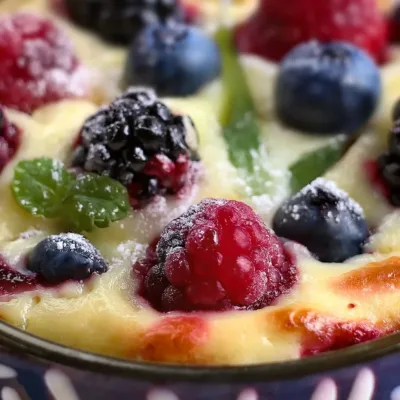 Clafoutis aux Fruits Rouges : Dessert Facile et Savoureux
