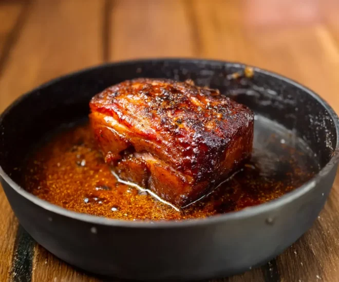 Échine de Porc Caramélisée au Four – 12h de Bonheur Fondant 🐷🔥