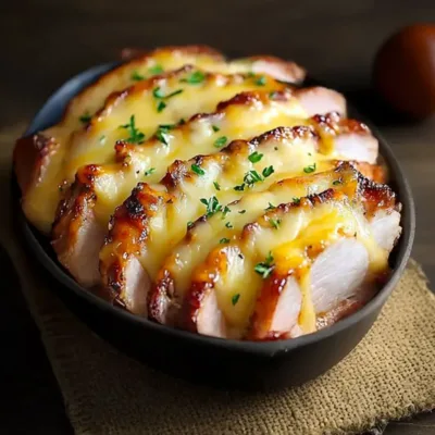 Rôti de Pommes de Terre au Poulet et Fromage