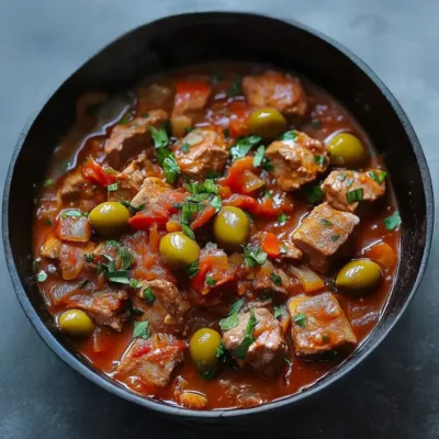 Sauté de Veau aux Olives : Recette Méditerranéenne