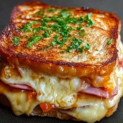 Croque-Monsieur Fondant au Fromage et Jambon