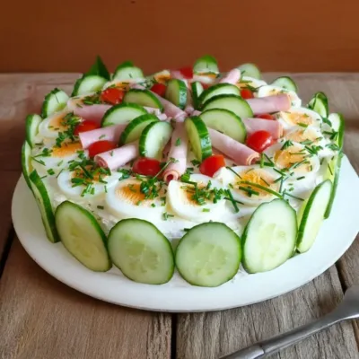 Gâteau Sandwich Salé Scandinave : Recette Festive