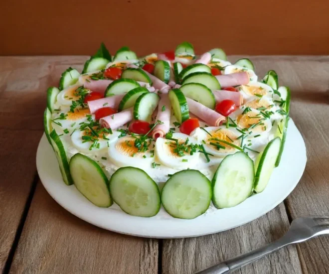 Gâteau Sandwich Salé Scandinave (Smörgåstårta) : Un Festin Visuel et Gourmand