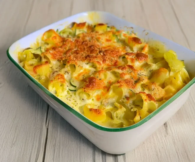 Gratin Pâtes Courgettes & Chèvre : Une Recette Confort Ultra Crémeuse