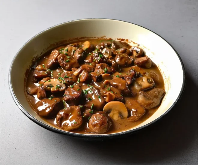 Joue de Bœuf Mijotée aux Champignons 🍄🥩