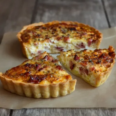 Tarte au Camembert et aux Lardons : Recette Savoureuse