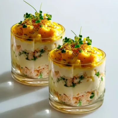 Verrines Mimosa au Thon : Fraîcheur et Élégance
