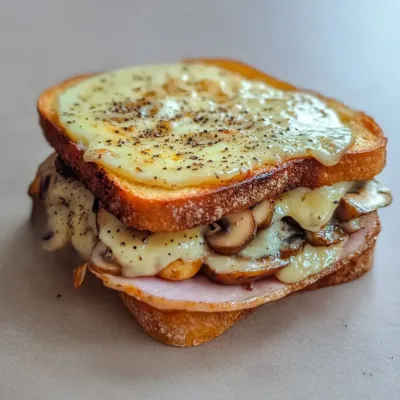 Croque-Monsieur aux Champignons Fondants
