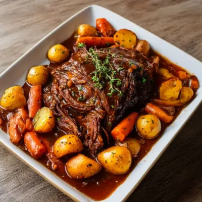 Rôti de Bœuf Braisé Fondant : Recette Familiale