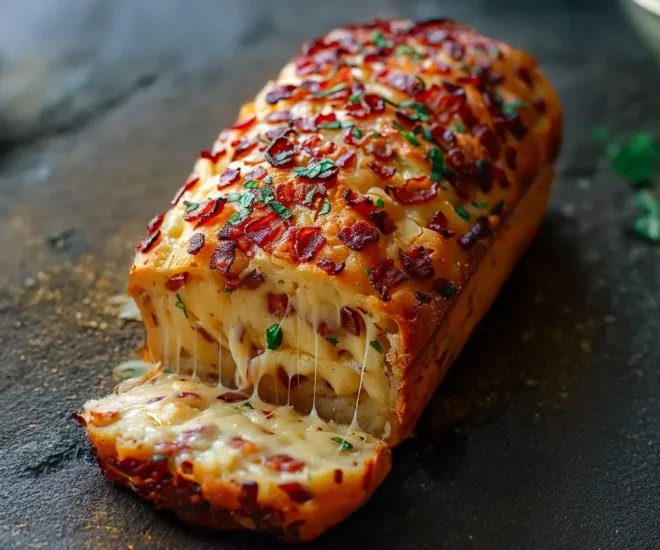 🧀 Cake Comté Lardons Moelleux – Apéro et Déjeuner Rapide Savoureux