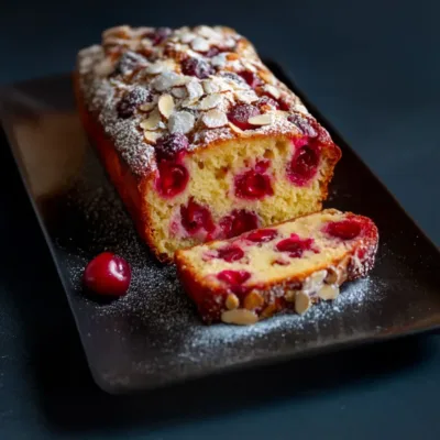 Cake Moelleux Cerises & Amandes : Douceur Gourmande